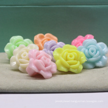 DIY Pink Cloud Acrylic Resin Flower Beads